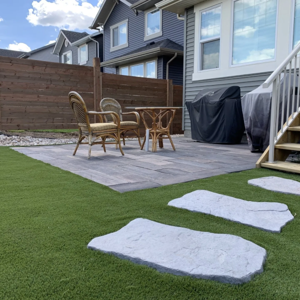 Backyard Landscape Design and Paving Stone Installation Project