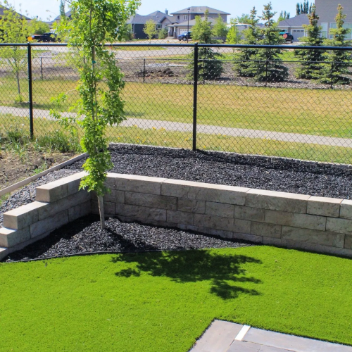 Picture of landscaped yard.